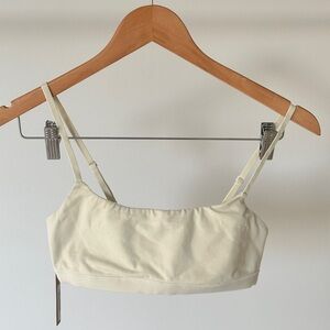 SKIMS Bone Cotton Jersey Bralette
